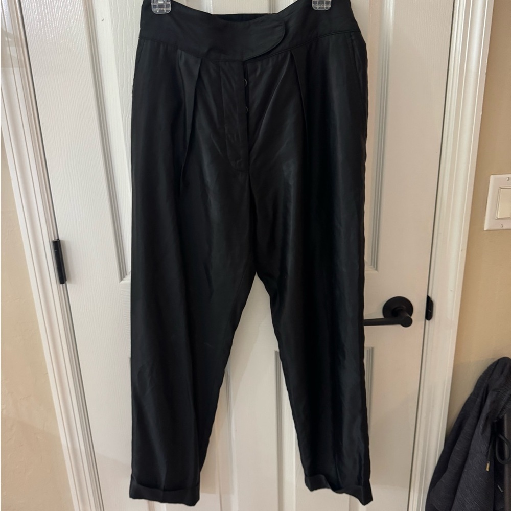 Dries Van Noten Elegant Black Dress Pants